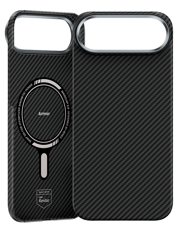 Benks iPhone Air Armor Air Kevlar dėklas, juoda, 2 nuotrauka